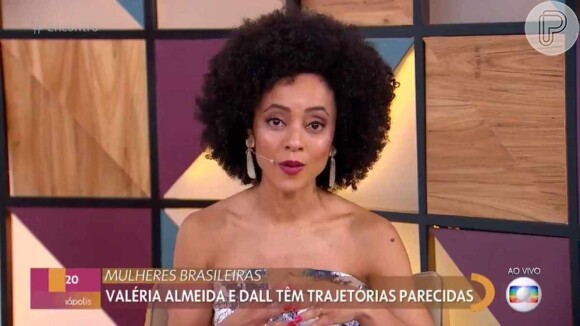 Valéria Almeida apresentou por um tempo o quadro 'Bem-estar' dentro do 'Encontro'.