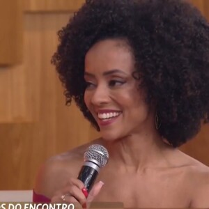 Valéria Almeida deu entrevista para Fátima Bernardes no próprio 'Encontro'.