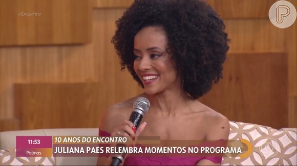 Valéria Almeida deu entrevista para Fátima Bernardes no próprio 'Encontro'.