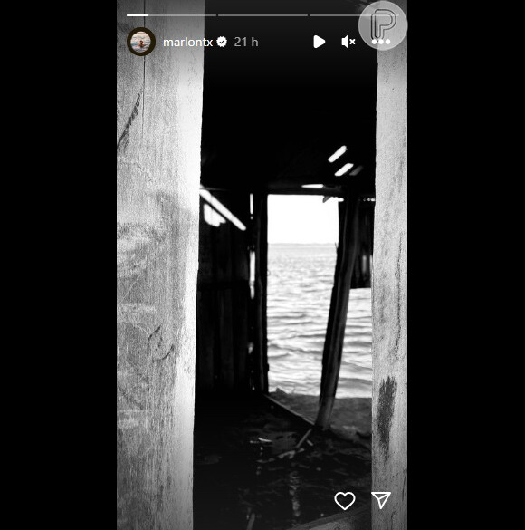 Marlon Teixeira compartilhou imagens no Instagram muito semelhantes a de Grazi Massafera.
