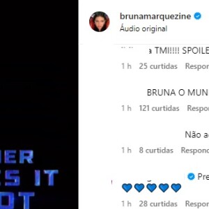 Bruna Marquezine animou os seguidores com o novo trailer de Besouro Azul
