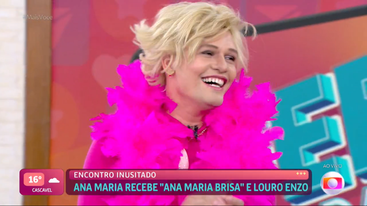 Foto: O comediante Maicon Sales como 'Ana Maria Braga'. - Purepeople