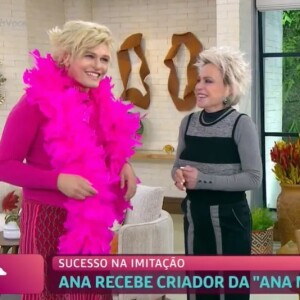 Ana Maria Braga e Juliane Massaoka receberam Ana Maria Brisa no 'Mais Você'.