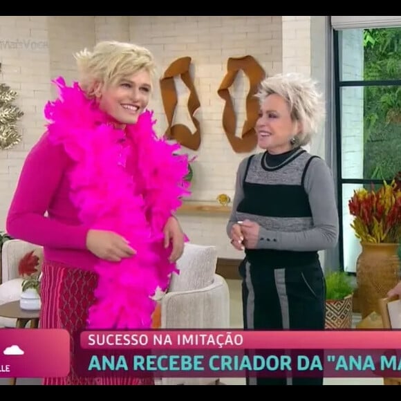 Ana Maria Braga e Juliane Massaoka receberam Ana Maria Brisa no 'Mais Você'.