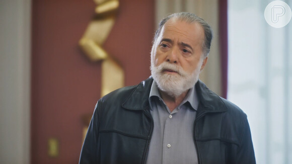 Novela 'Terra e Paixão': no capítulo de sexta-feira, 21 de julho de 2023, Antônio (Tony Ramos) se empolga com plano de Irene (Glória Pires)