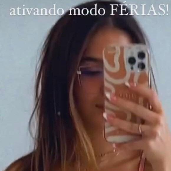 No Instagram, Mel Maia esbanjou autoestima ao dizer que era uma obra de arte