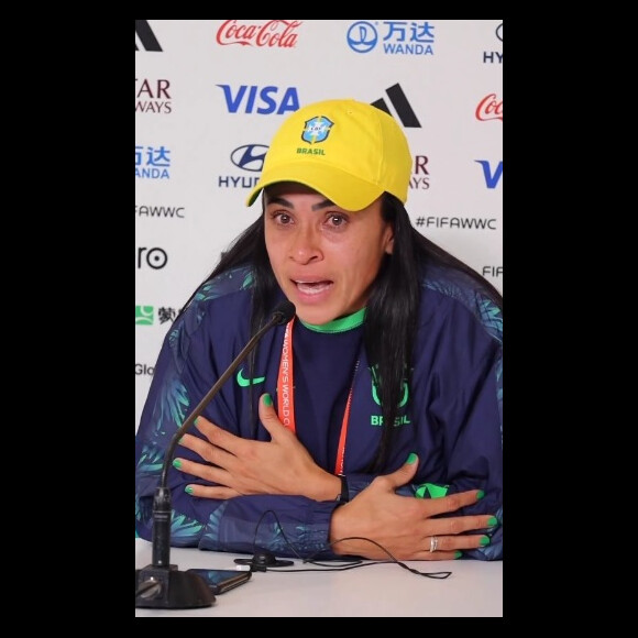 Copa do Mundo 2023: Marta se emocionou ao relembrar o início da carreira e a falta de ídolos no futebol feminino