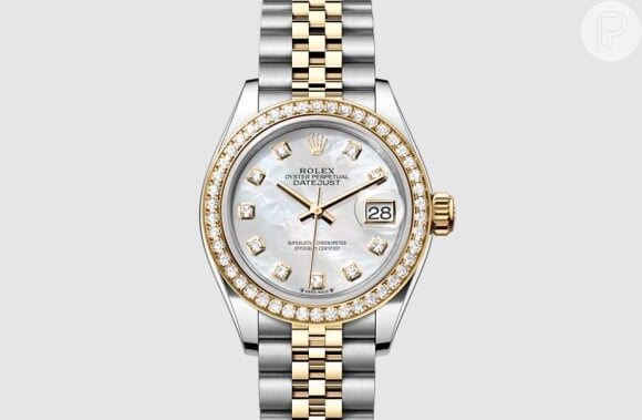 O relógio Lady-Datejust custa R$ 166 mil