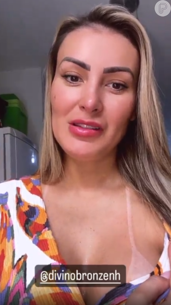 Andressa Urach é detonada por seguidores por tatuagem no ânus