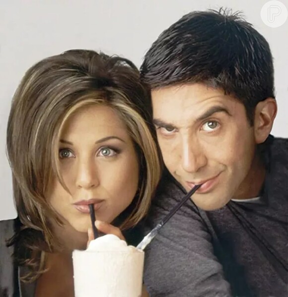 Jennifer Aniston e David Schwimmer deram vida a Rachel e Ross da série 'Friends'.