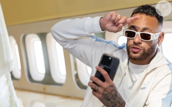Neymar é levado para a Arábia Saudita em avião avaliado em R$ 1 bilhão