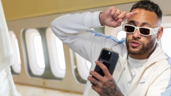Avião bilionário usado por Neymar para chegar na Árabia Saudita tem até trono: veja fotos da aeronave de luxo!