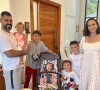 Letícia e Juliano Cazarré tem ao cinco filhos