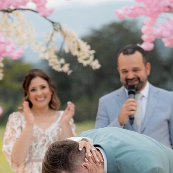 Maíra Cardi e Thiago Nigro só convidaram os amigos um dia antes do casamento