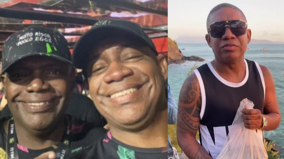 Irmão de MC Marcinho chora ao jogar cinzas do funkeiro em alto mar no RJ: 'É a nossa despedida'. Assista ao vídeo