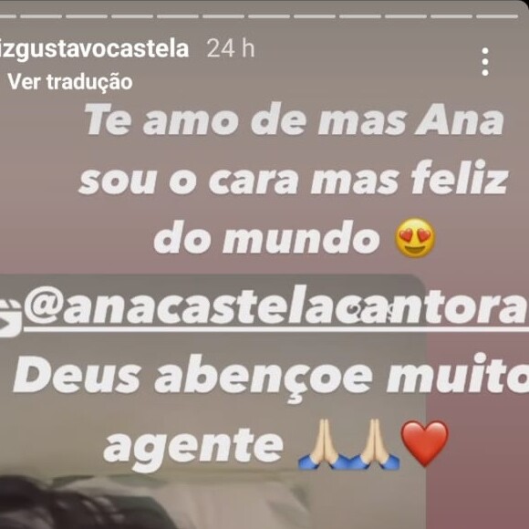 Primo de Ana Castela agradeceu demais o presente que ganhou da famosa.