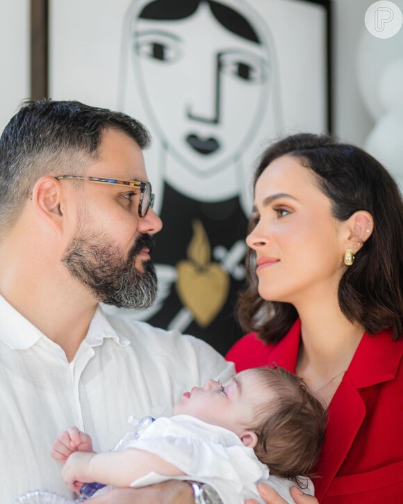 Mulher de Juliano Cazarré, Letícia Cazarré celebrou a nova gravidez; ela está à espera do sexto filho