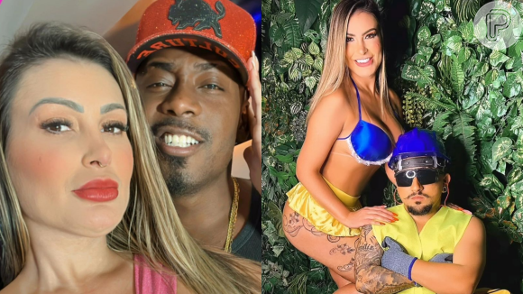 Andressa Urach gravou vídeo pornô com o anão Pistolinha e Jeferson Reis, mais conhecido como Jefão  