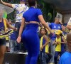 Lexa puxou a atenção em noite de samba na Unidos da Tijuca em 21 de setembro de 2023
