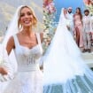 Puro luxo! Tatiane Barbieri se casa em locação do filme de Lady Gaga, é amadrinhada por Deborah Secco e usa look de R$ 1,7 milhão. Fotos!