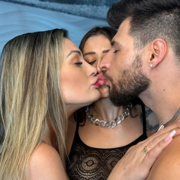 Andressa Urach gravou um vídeo pornô com um casal recentemente 