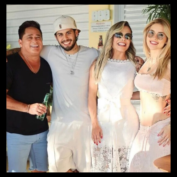 Poliana Rocha foi questionada se Zé Felipe gosta mais da sogra que dela