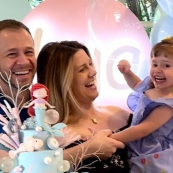 Daiana Garbin e Tiago Leifert descobriram câncer da filha logo nos primeiros meses da menina