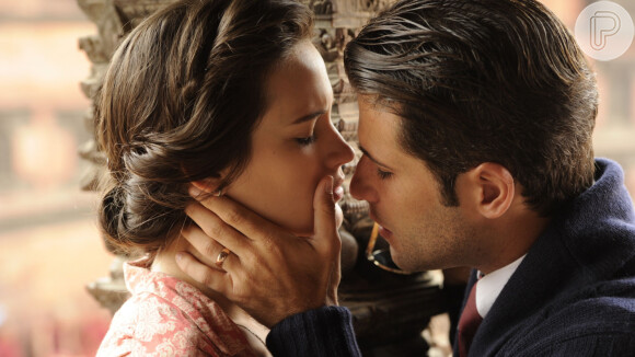 Bruno Gagliasso (Franz) e Bianca Bin (Amélia) são apaixonados em 'Joia Rara', que entra no catálogo do Globoplay