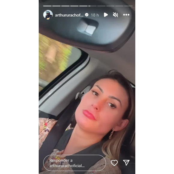 Filho de Andressa Urach, Arthur brincou que se caísse durante um salto de paraquedas iria deixar tudo o que tem para o seu cachorro