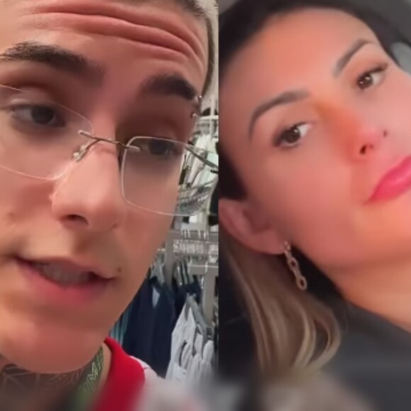Filho de Andressa Urach que grava seus vídeos pornô topa desafio radical: 'Se eu morrer...'
