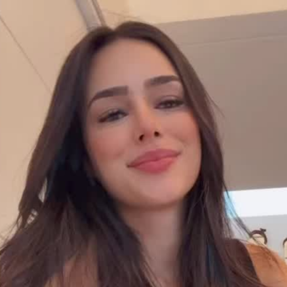 Bruna Biancardi está recuperando o seu peso de antes da gravidez com dieta