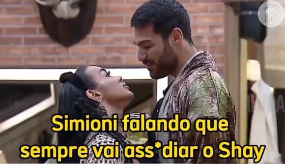 Kamila Simioni aparece falando que sempre vai assediar Shay