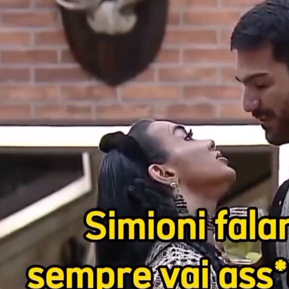 Kamila Simioni aparece falando que sempre vai assediar Shay