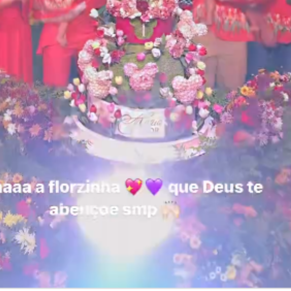 Festa da Maria Flor reacendeu uma antiga polêmica: a de que Maria Alice, a primogênita, é a filha favorita de Virgínia Fonseca