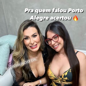 Andressa Urach vai gravar conteúdo adulto com Alyne Lary