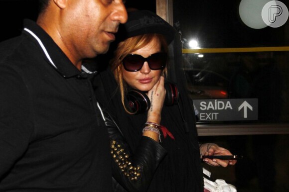 Lindsay Lohan veio ao Brasil para dovulgar a grife John John