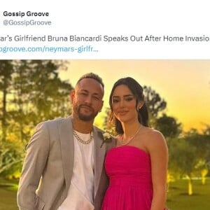 Bruna Biancardi está sendo tratada como namorada de Neymar na imprensa internacional