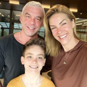 Ana Hickmann e Alexandre Correa são pais de Alexandre, de 9 anos