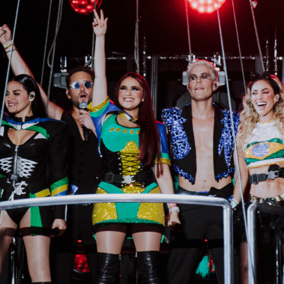 RBD em show no estádio do Morumbi, em São Paulo. Grupo mexicano tem ainda mais três shows no Brasil de 17 a 19 de novembro de 2023