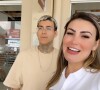 Andressa Urach leva filho que grava seus vídeos pornô para o hospital realizar uma cirurgia sensível