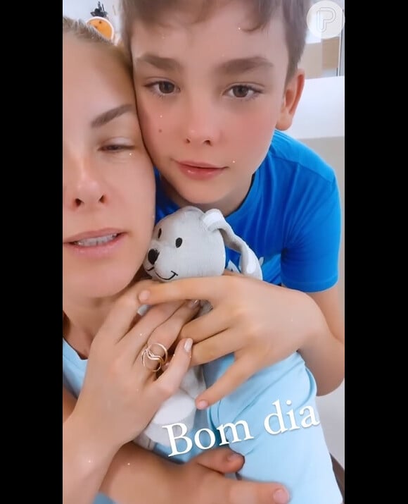 Ana Hickmann surgiu com o filho, Alexandre Jr., em vídeo nesta terça-feira, 21 de novembro de 2023: 'Menino mais lindo dessa vida'