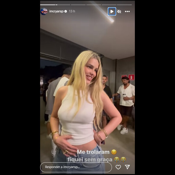 Yasmin Brunet revelou que 'gravidez de MC Daniel era uma brincadeira