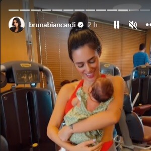 Bruna Biancardi tem compartilhado detalhes de rotina com Mavie nas redes sociais