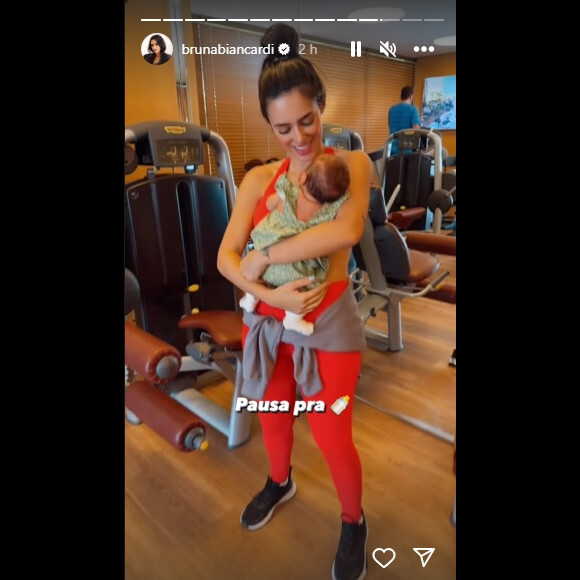 Bruna Biancardi tem compartilhado detalhes de rotina com Mavie nas redes sociais