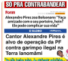 Suposto crime de Alexandre Pires vira meme na internet: 'Eu não tenho culpa de garimpar quietinho'