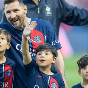 Messi e Antonela Roccuzzo são pais de Thiago, 10, Mateo, 7 e Ciro, 4