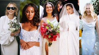 Retrospectiva 2023: vestidos de noiva das famosas vão do luxo ao tradicional. Veja fotos!