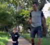 Kayky Brito compartilhou vídeo brincando com o filho, Kael, de 2 anos