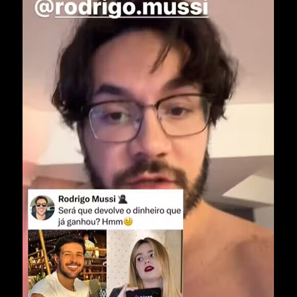 Elizer rebate comentário de Rodrigo Mussi e o manda para aquele lugar depois do ex-BBB falar de Viih Tube