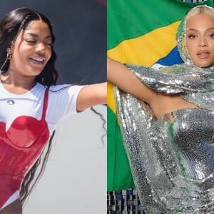 Ludmilla encontrou Beyoncé em passagem da cantora pelo Brasil